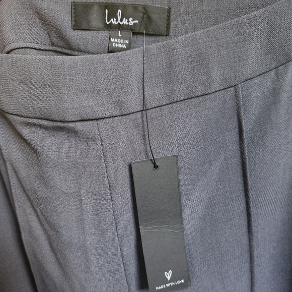 Charcoal great trouser pants Lulus - Picture 5 of 5